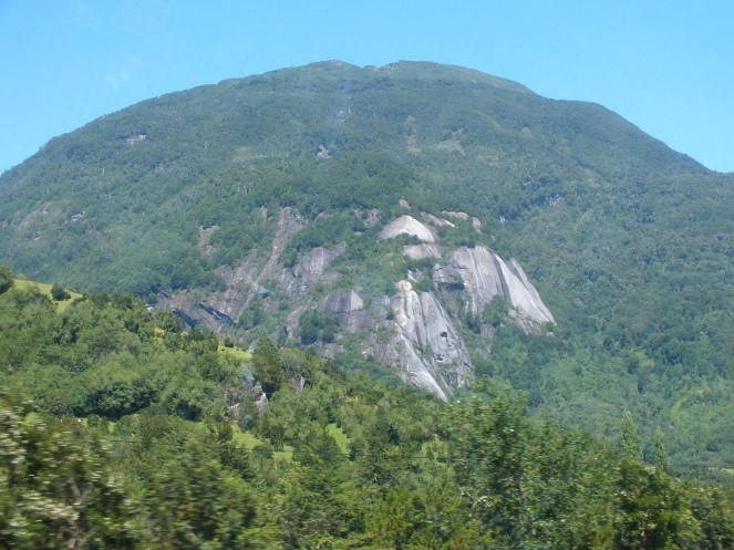 The view from one side of town. 