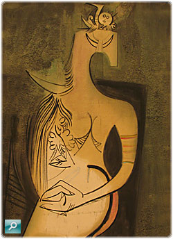 seated_woman-wilfredo-lam